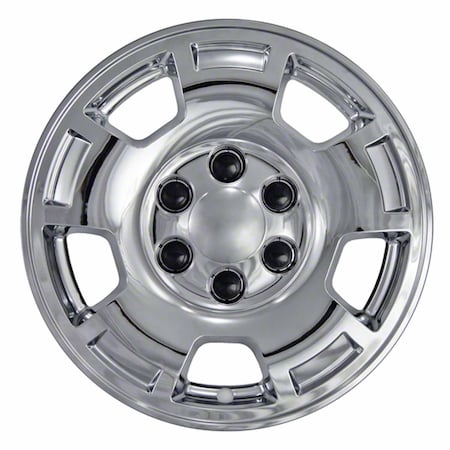 Coast2Coast 17", 5 Spoke, Chrome Plated, Plastic, Set Of 4, Not Compatible With Steel Wheels IWCIMP347X